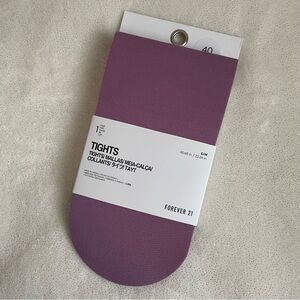 NEW F21 Mid-Toned Purple Nylon Tights in Small/Medium ✨